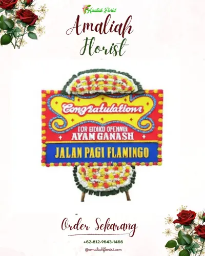 Bunga Papan Congratulation di Tanjung Marulak